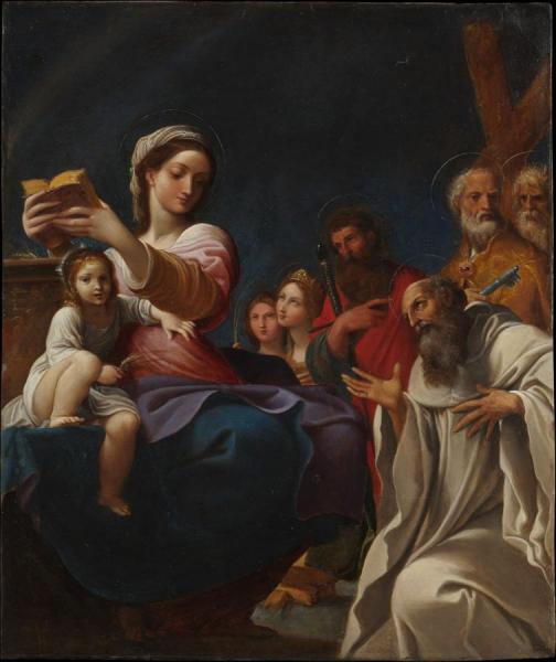 Madonna And Child With Saints by Ludovico Carracci