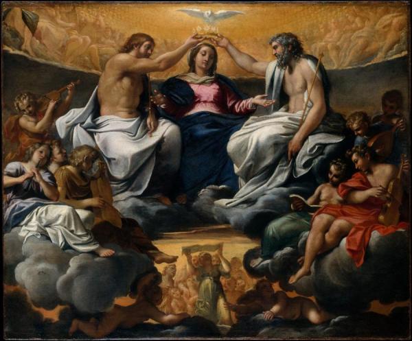 The Coronation Of The Virgin by Ludovico Carracci