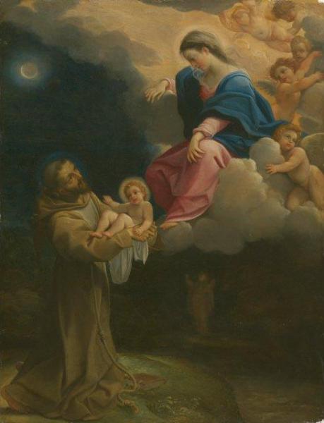 The Vision Of Saint Francis by Ludovico Carracci Oil Painting Reproductions