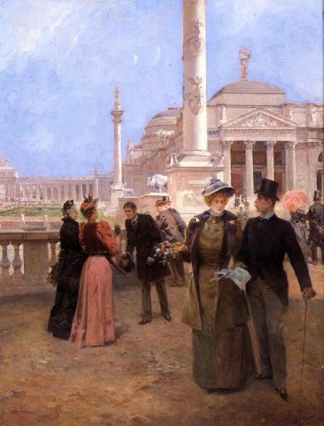 The Grand Plaza, World's Columbian Exposition by Ludovico Marchetti
