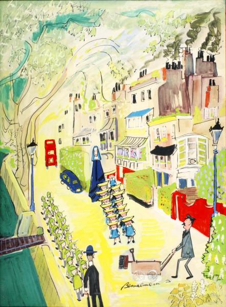 But In London There's A Place To Get, A Retired Horse To Keep As A Pet by Ludwig Bemelmans Oil Painting Reproductions