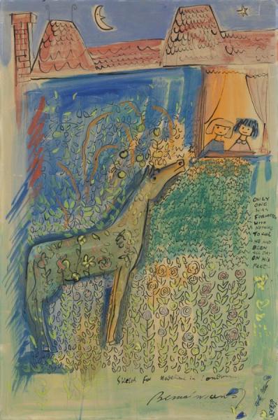 Children And Horse by Ludwig Bemelmans