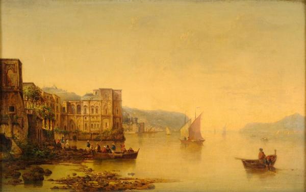 Palazzo Donna Anna, Napoli by Ludwig Hermann