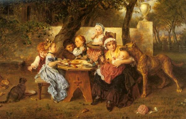The Birthday Party by Ludwig Knaus