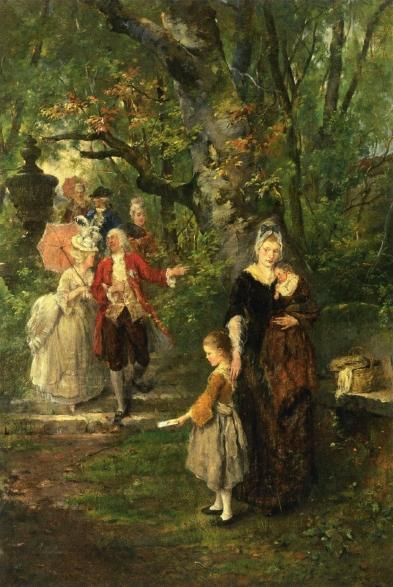 The Petition by Ludwig Knaus Oil Painting Reproductions