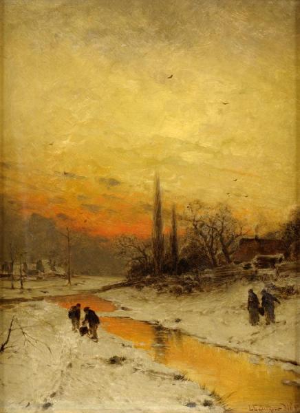 Winter Day by Ludwig Lanckow