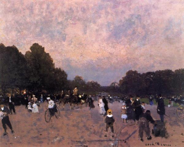 L'avenue Du Boid De Bologne by Luigi Loir