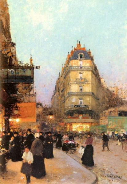 The Grand Boulevards by Luigi Loir