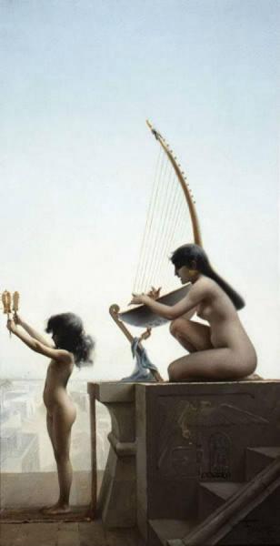 Mystic Blessings by Luis Falero Oil Painting Reproductions