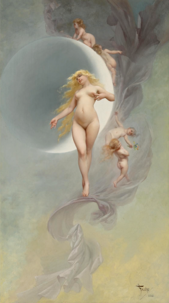 The Planet Venus by Luis Falero Oil Painting Reproductions