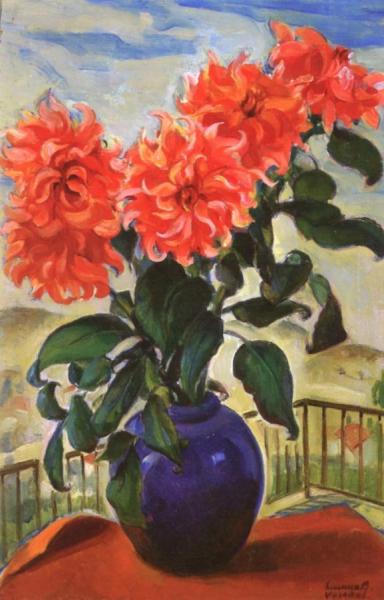 Dahlias by Luvena Vysekal