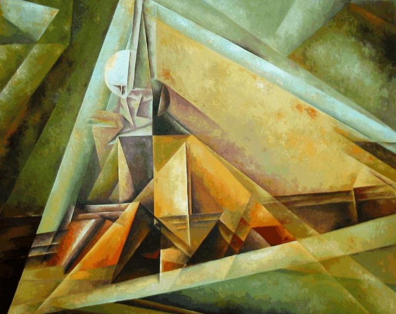 Gaberndorf I, 1921 by Lyonel Feininger