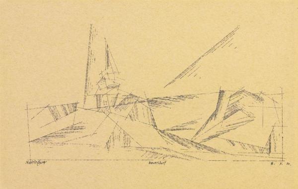 Nermsdorf by Lyonel Feininger