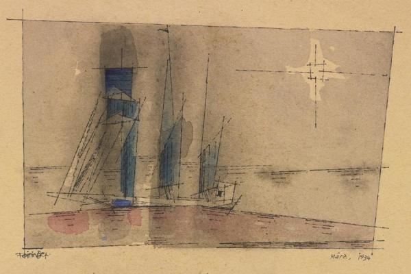 Sailing Ship by Lyonel Feininger