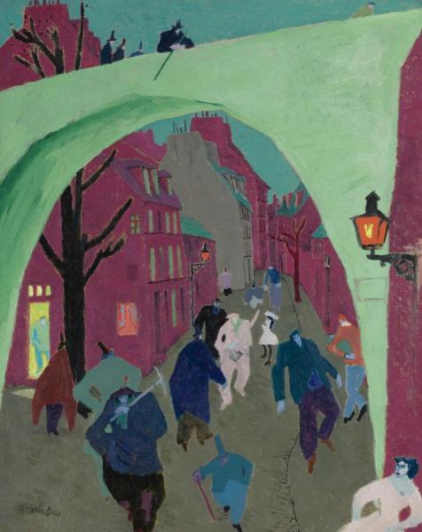 The Green Bridge by Lyonel Feininger