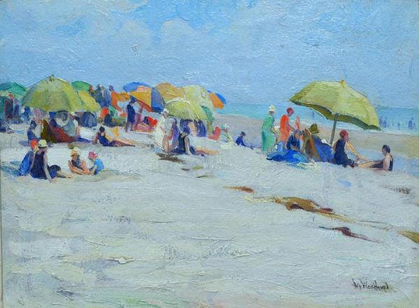 Mabel May Woodward Beach Scene