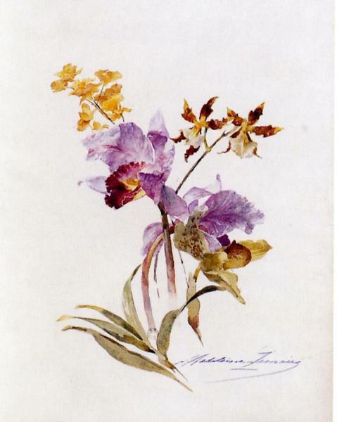 Flowers by Madeleine Jeanne Lemaire