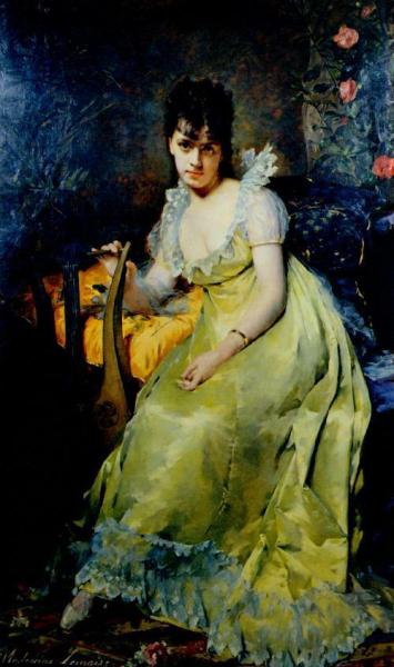 Madame Deforge by Madeleine Jeanne Lemaire Oil Painting Reproductions