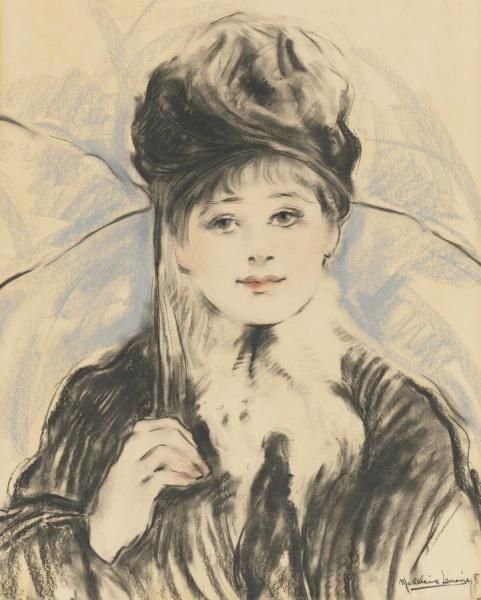 Portrait Of A Woman by Madeleine Jeanne Lemaire