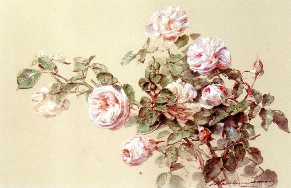 Roses by Madeleine Jeanne Lemaire