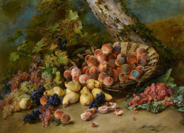 Still Life With Fruits by Madeleine Jeanne Lemaire