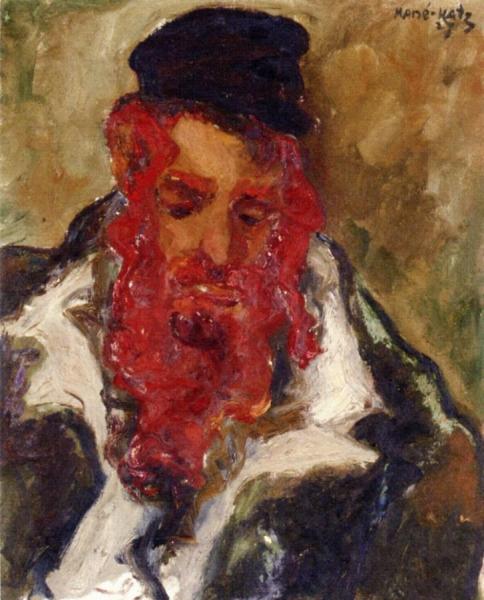 Man With A Red Beard by Mané-katz Oil Painting Reproductions