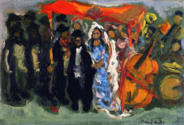 The Wedding by Mané-katz Oil Painting Reproductions