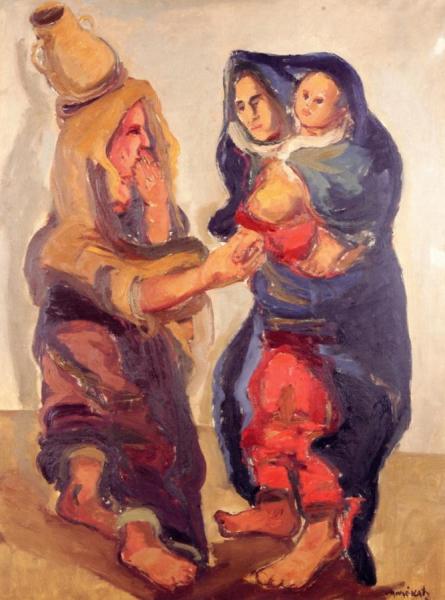Mané-katz Two Arab Women