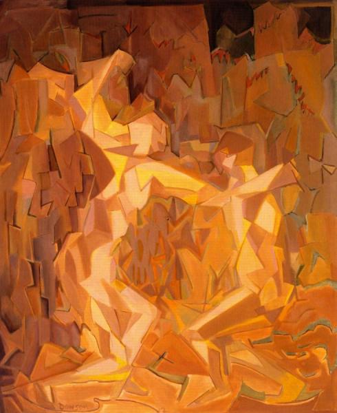 The Struggle by Manierre Dawson Oil Painting Reproductions