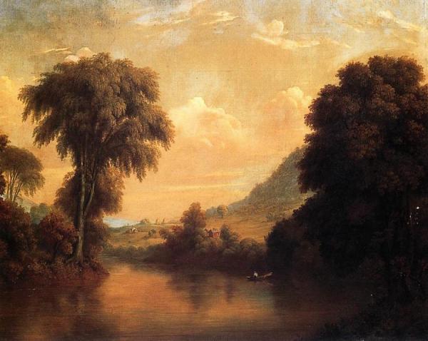 View On Mohawk From Morris' Bridge by Manneville E. D. Brown