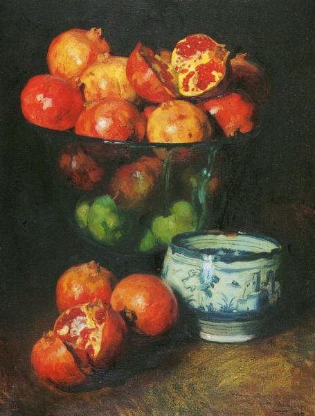 Bodegon by Manuel Benedito Vives