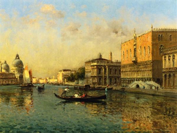 View Of The Basin Of San Marco by Marc Aldine