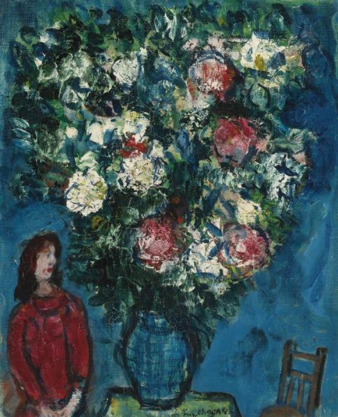 Bella Au Bouquet by Marc Chagall