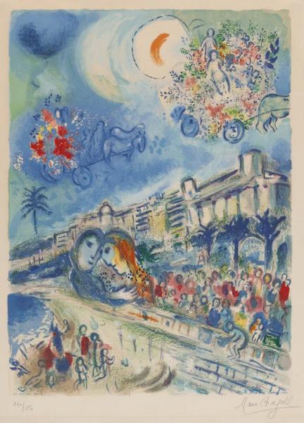 Carnaval Of Flowers by Marc Chagall