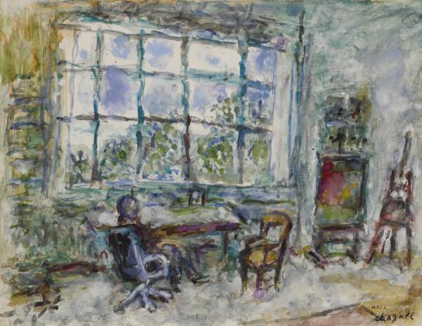 Dans L'atelier by Marc Chagall Oil Painting Reproductions