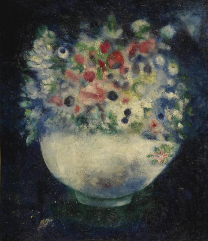 Fleurs by Marc Chagall Oil Painting Reproductions