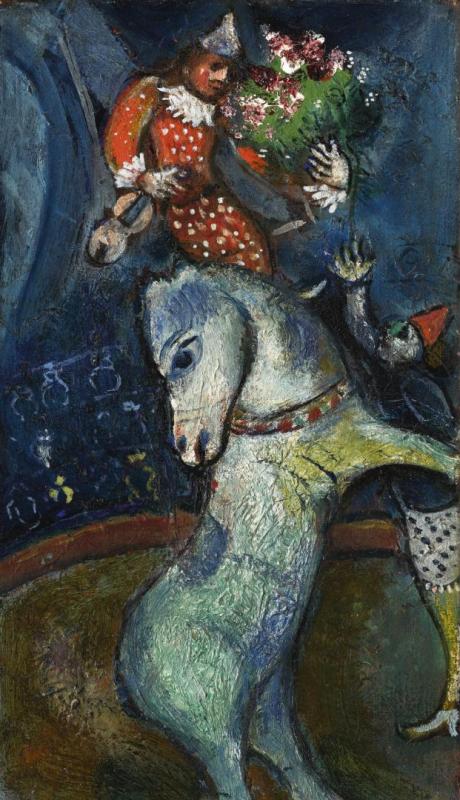 Le Cirque, Un Cheval CabrÉ by Marc Chagall