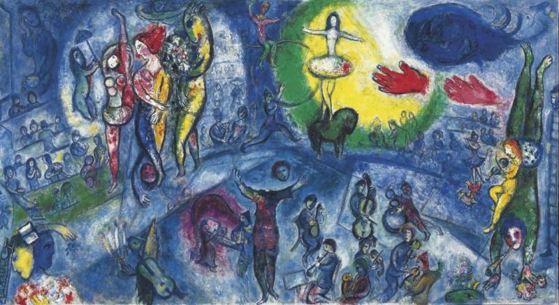 Le Grand Cirque by Marc Chagall