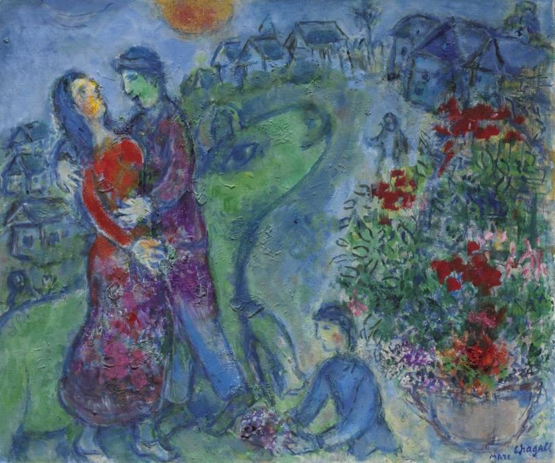Le Printemps by Marc Chagall Oil Painting Reproductions