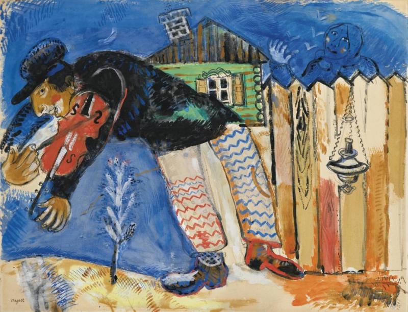 Le Violoniste by Marc Chagall