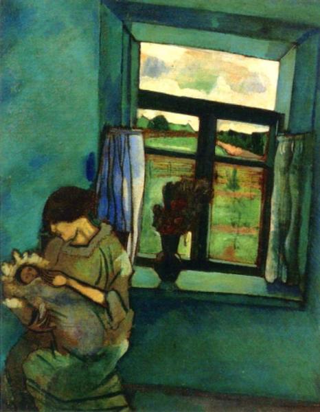 Marc Chagall Bella And Ida By The Window