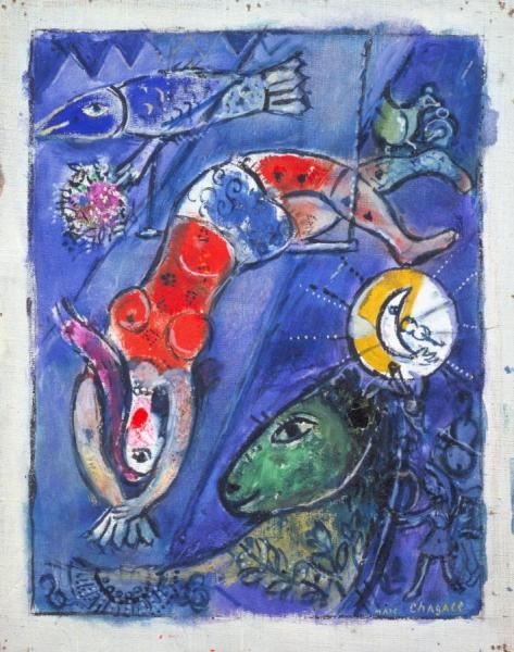 The Blue Circus, 1950 by Marc Chagall