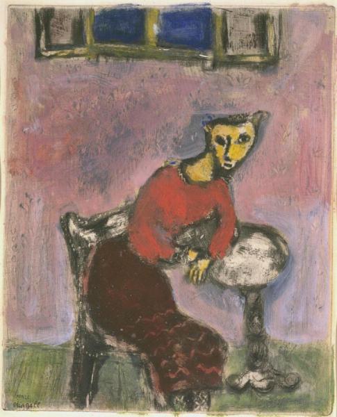 The Cat Transformed Into A Woman, C.1928-31-1947 by Marc Chagall