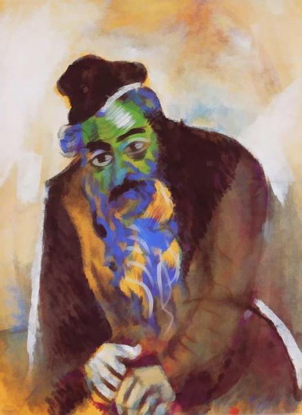 The Old Jew by Marc Chagall