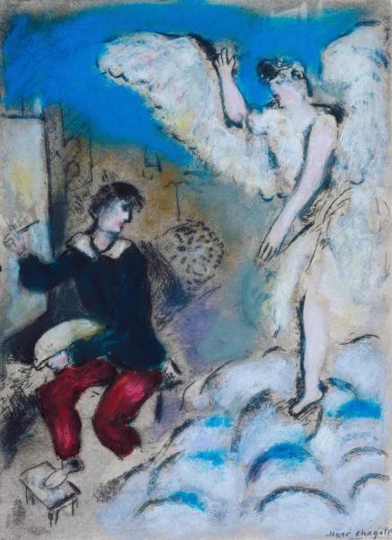 The Vision 1924-5-c.1937 by Marc Chagall