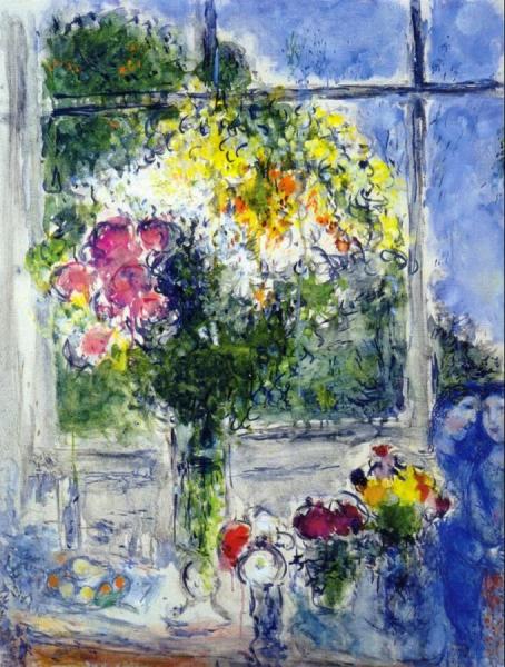 Marc Chagall Window In The Artist's Studio