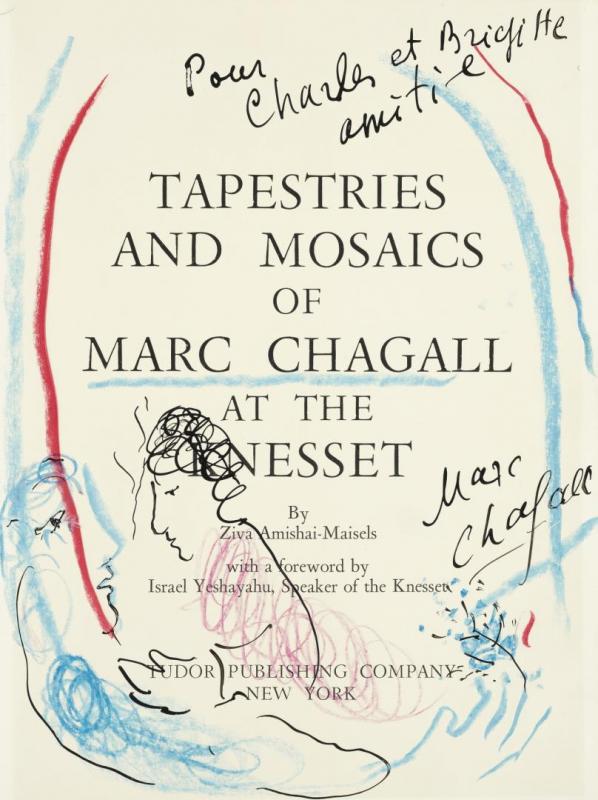Tapestries And Mosaics Of Marc Chagall At The Knesset by Marc Chagall
