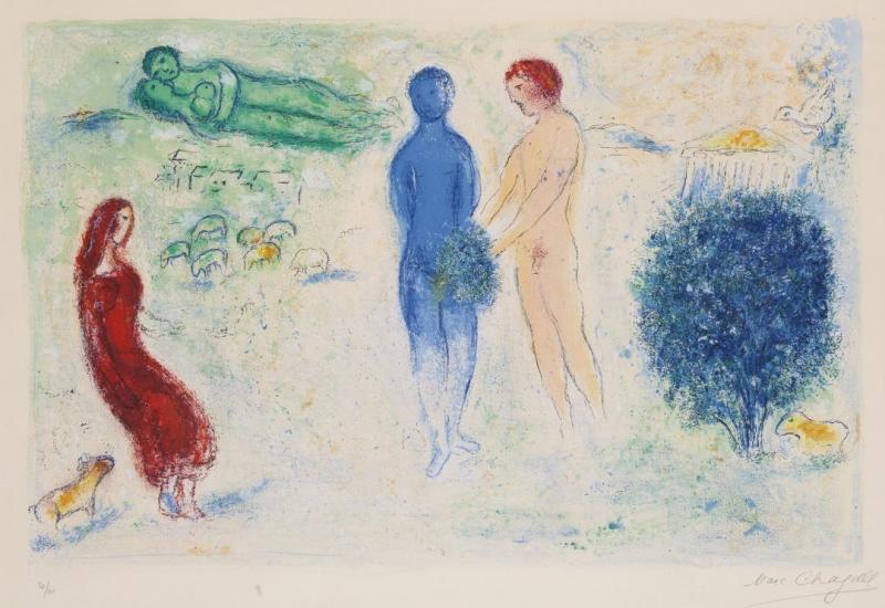 The Judgement Of Chloe by Marc Chagall
