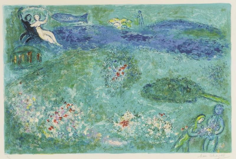 The Orchard by Marc Chagall Oil Painting Reproductions