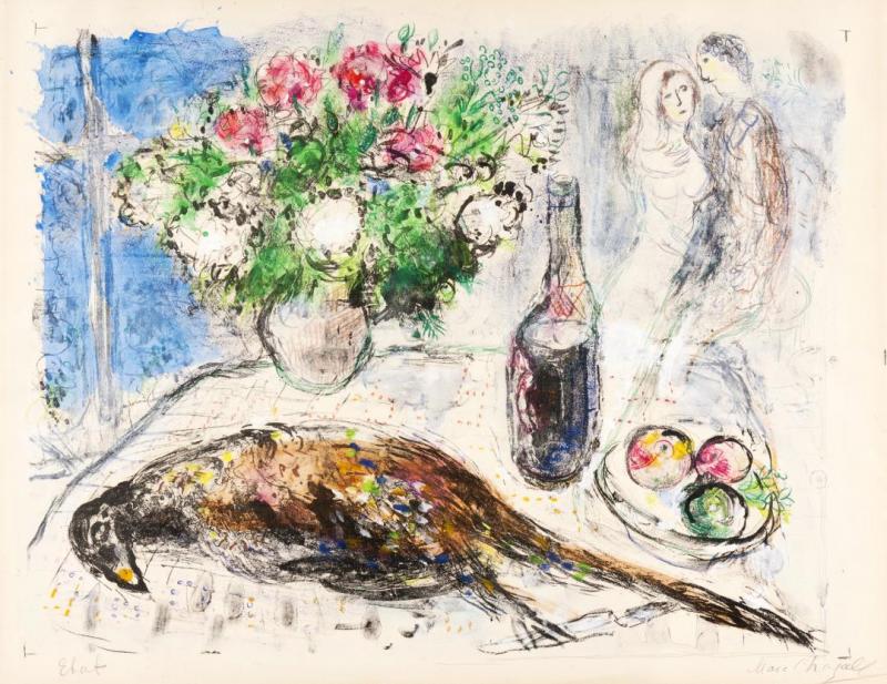 The Pheasant by Marc Chagall